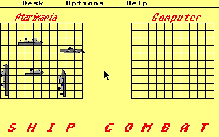 Ship Combat atari screenshot